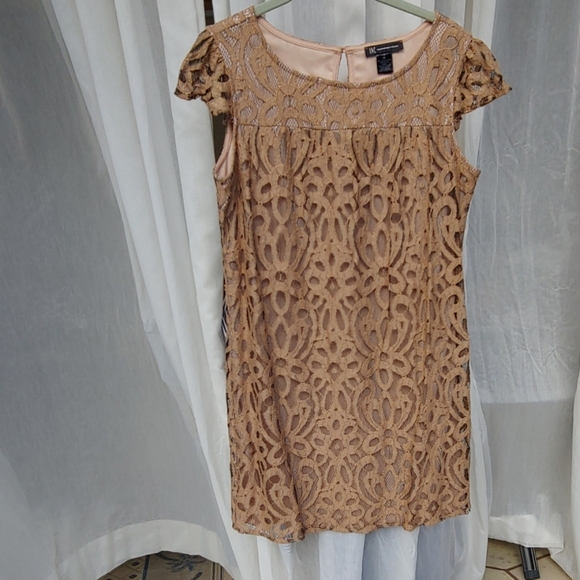 INC International Concepts Dresses & Skirts - EUC INC Lace over